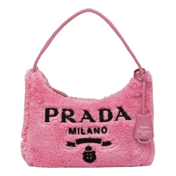 Prada Bags New Pink Prada Reedition 200 Terry Mini Bag Faux